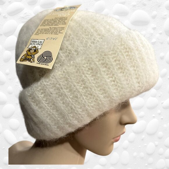 🧢 Hilda Ltd. Iceland Pure Wool Ladies Beanie/Toque Knitted Hat 🧢 - Picture 6 of 7